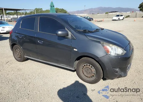 2014 Mitsubishi Mirage De z USA, uszkodzony, nr VIN ML32A3HJ9EH009070